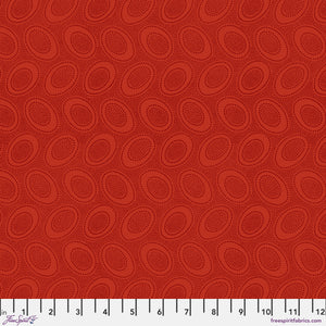 KFC Aboriginal Dot RED PWGP71.Priced per 25cm