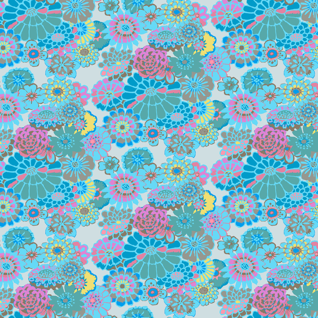 KFC Asian Circles TURQUOISE.*LAST CHANCE Priced per 25cm