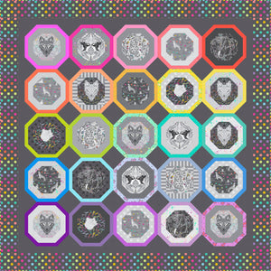 **Preorder GRAYWORK Dark Quilt Kit TULA PINK.due Oct / Nov Pre Order Price $472.50