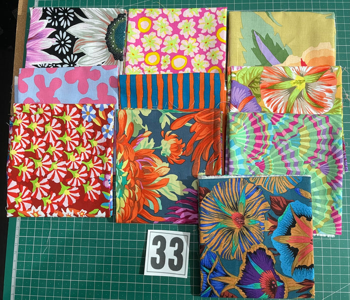 Kaffe Fassett Collective Collection Fat Quarter Bundle - 10 Metric Fat Quarters 33