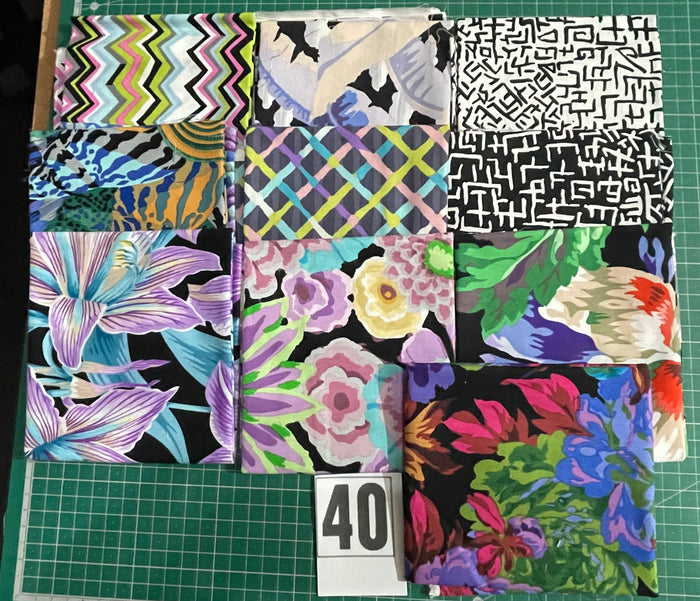 Kaffe Fassett Collective Collection Fat Quarter Bundle - 10 Metric Fat Quarters 40