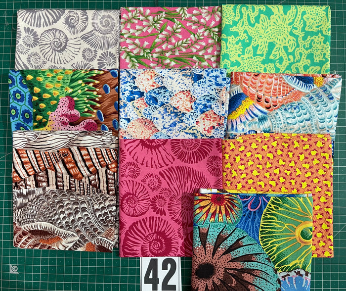 Kaffe Fassett Collective Collection Fat Quarter Bundle - 10 Metric Fat Quarters 42
