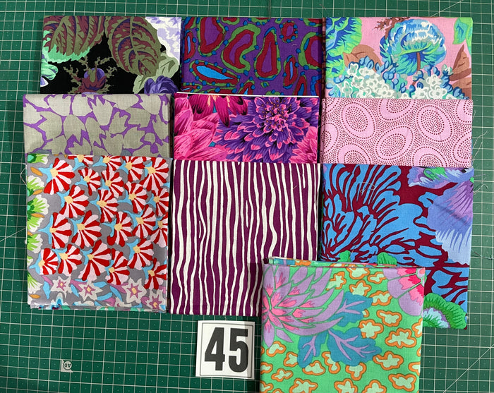 Kaffe Fassett Collective Collection Fat Quarter Bundle - 10 Metric Fat Quarters 45