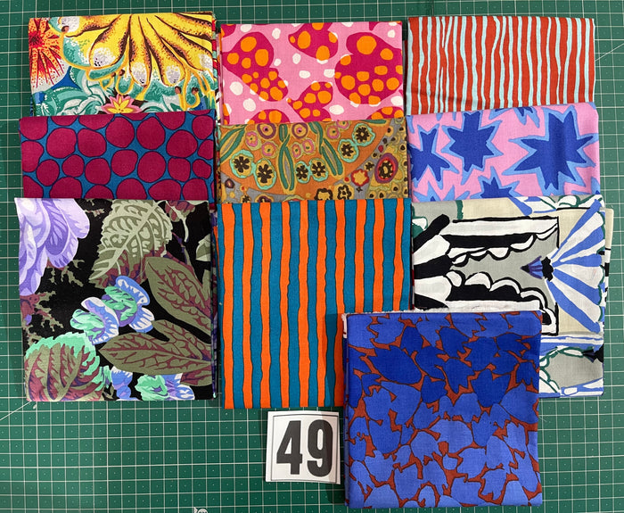 Kaffe Fassett Collective Collection Fat Quarter Bundle - 10 Metric Fat Quarters 49