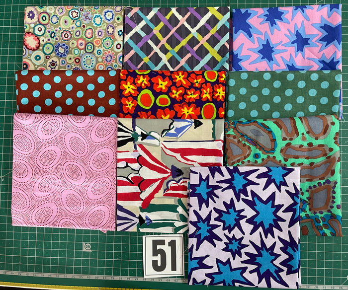 Kaffe Fassett Collective Collection Fat Quarter Bundle - 10 Metric Fat Quarters 51