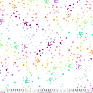 TRUE COLORS MINKY Fairy Dust MKTP005.WHITE.Priced per 50cm