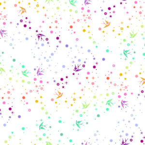 TRUE COLORS MINKY Fairy Dust MKTP005.WHITE.Priced per 50cm