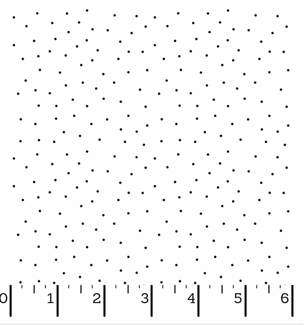 Maywood Studio Kimberbell Basics White Tiny Dots 8210W.Priced per 25 Cm.