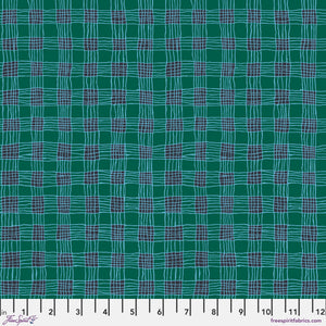 KFC Gingham AQUA PWBM089 Feb 2025 Priced per 25cm