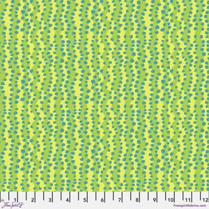 KFC Small Bubble Stripe YELLOW PWBM097 Feb 2025  Priced per 25cm