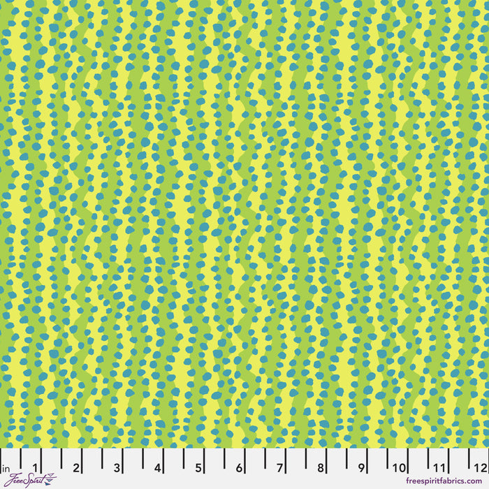 KFC Small Bubble Stripe YELLOW PWBM097 Feb 2025  Priced per 25cm