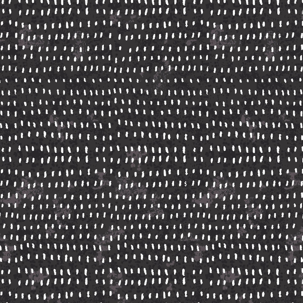 Black background with white wavy line pattern