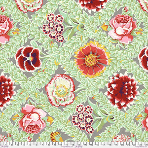 KFC Vintage - Flower Lattice LEAFY PWGP011.Priced per 25cm