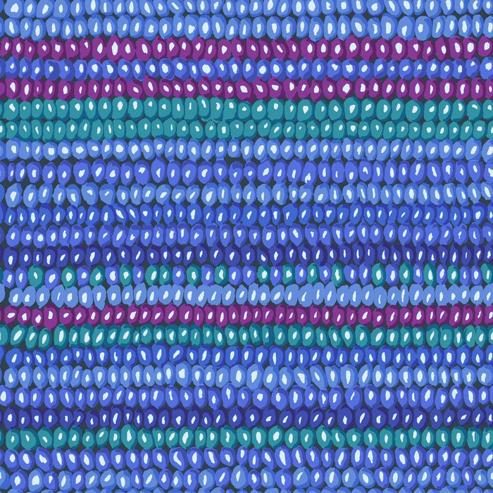 KFC Bead Stripe COBALT PWGP050.*LAST CHANCE Priced per 25cm