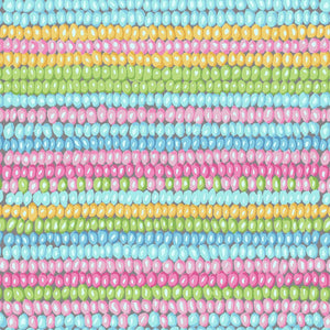 KFC Bead Stripe PASTEL PWGP050.*LAST CHANCE Priced per 25cm