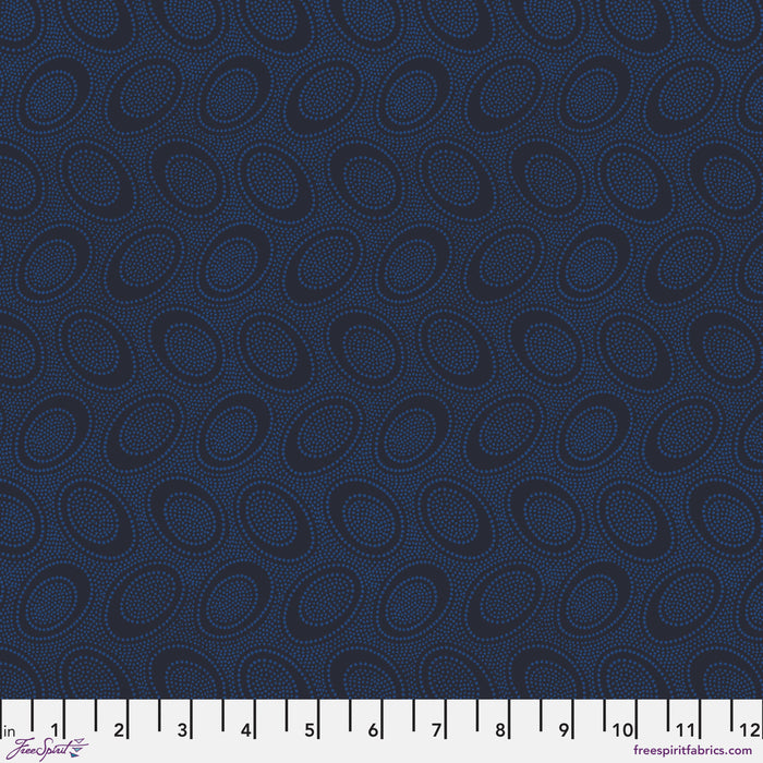 KFC Aboriginal Dot MIDNIGHT PWGP071 Feb 2025  Priced per 25cm