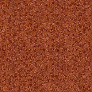 KFC Aboriginal Dot PUMPKIN PWGP071.Priced per 25cm