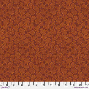 KFC Aboriginal Dot PUMPKIN PWGP071.Priced per 25cm
