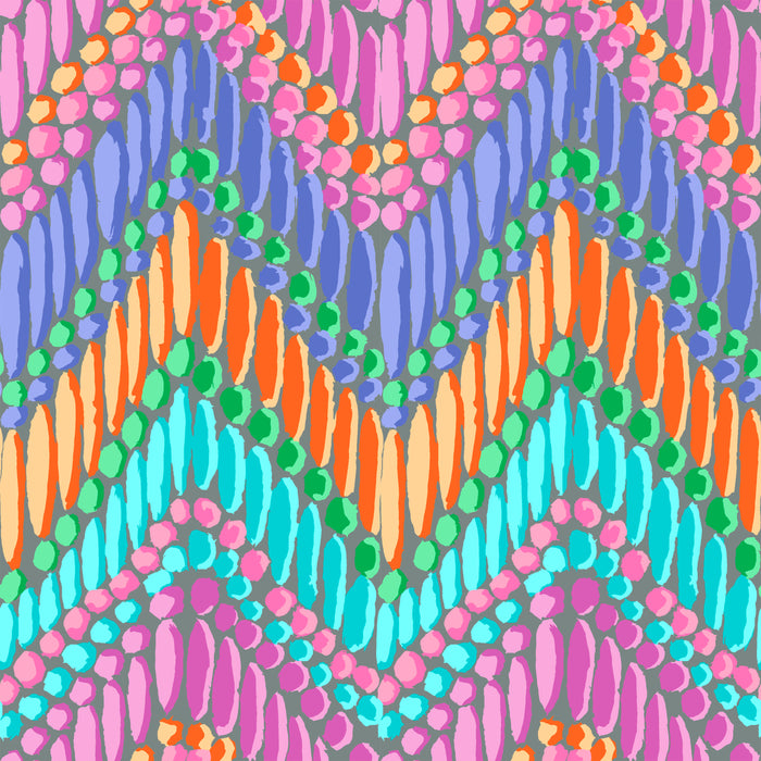 KFC Beaded Curtain GREY PWGP191.*LAST CHANCE Priced per 25cm