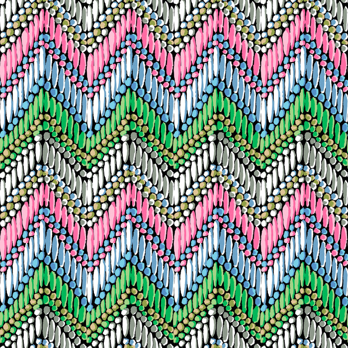 KFC Beaded Curtain PASTEL PWGP191.Priced per 25cm