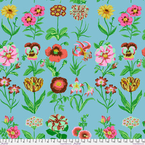 KFC Flower Studies BLUE PWGP205.Priced per 25cm