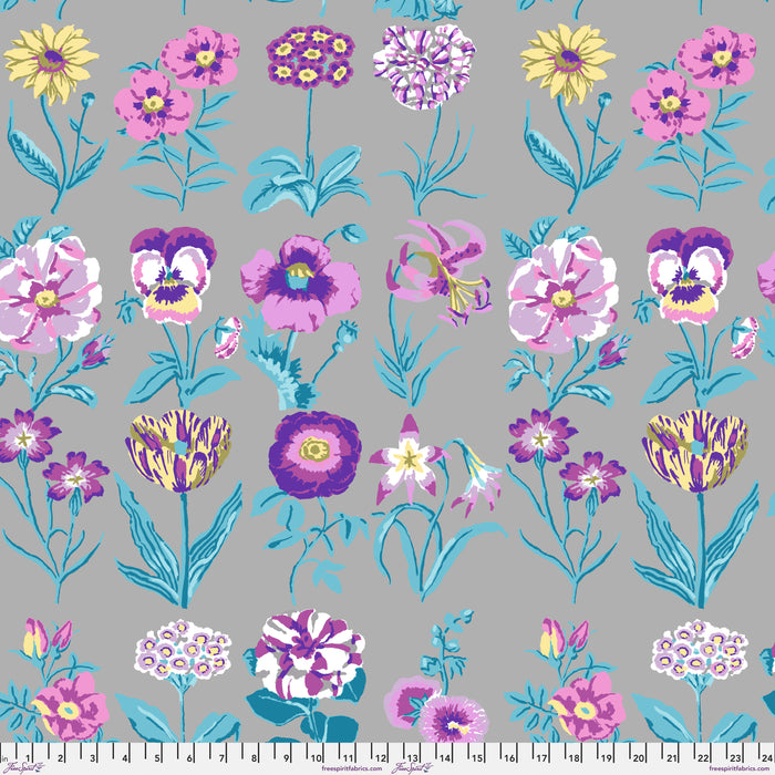 KFC Flower Studies GREY PWGP205.Priced per 25cm