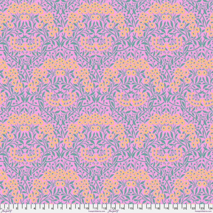 Kaffe & Morris & Co Michaelmas Daisy PINK PWKW007 Priced per 25cm
