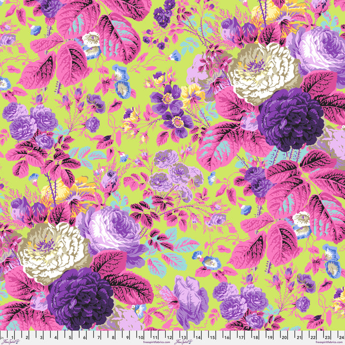 KFC Gradi Floral LIME PWPJ053.Priced per 25cm