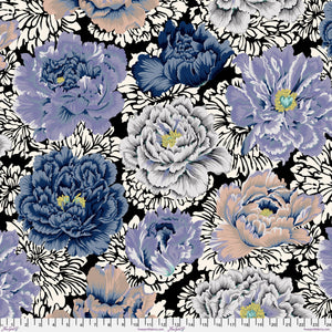 KFC Brocade Peony GREY PWPJ062.Priced per 25cm