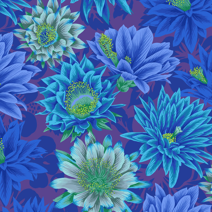 KFC Cactus Flower BLUE PWPJ096.Priced per 25cm