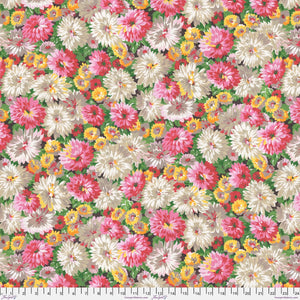 *Pre Order COTTAGE GARDEN  Daisy Extravaganza MULTI PWSL134 by Philip Jacobs SNOW LEOPARD) Priced per 25cm - due May/June 2024