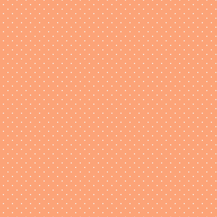 Tiny Dots & Stripes by Tula Pink - DOTS PEACHY - PWTP185. Priced per 25cm