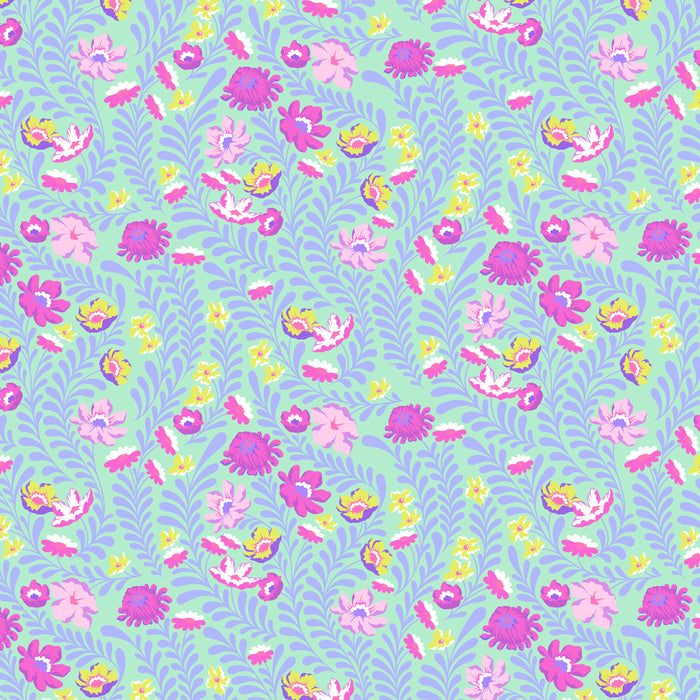 UNTAMED Flower Field PWTP243.COSMIC.Priced per 25cm