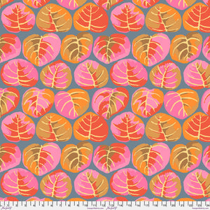 **KFC Palm Leaves PINK  WIDEBACK -  QBGP010.Priced per 50 cm