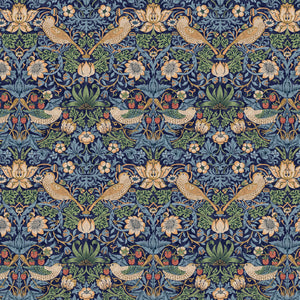 **Strawberry Thief QBWM009.MULTI WIDEBACK by William Morris