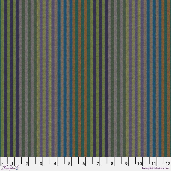 *Pre Order Kaffe Fassett WOVEN STRIPES WSGP001.DARK Caterpillar Stripe.Priced per 25cm - due March/April 2025