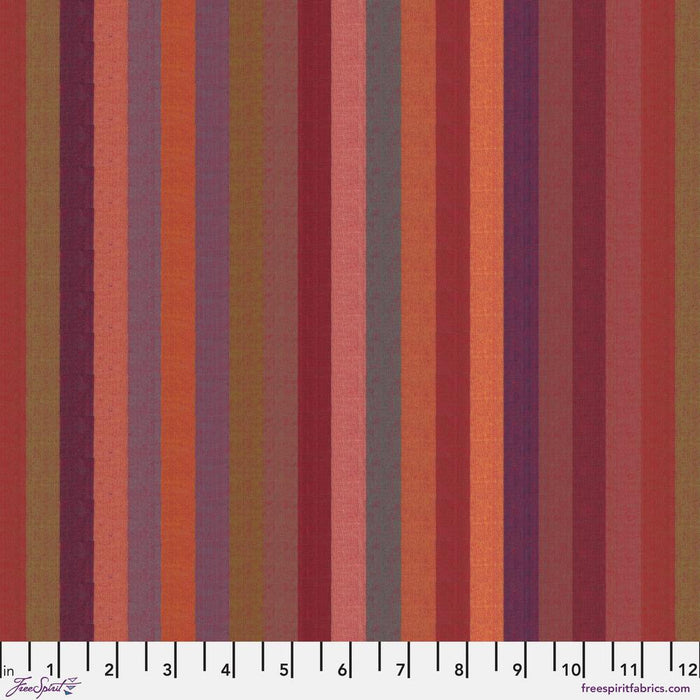 *Pre Order Kaffe Fassett WOVEN STRIPES WSGP003.RED Broad Stripe.Priced per 25cm - due March/April 2025