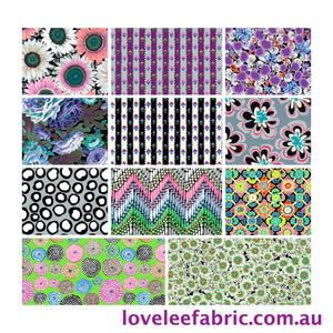 +#KFC Feb 2023 Fat Quarter Bundle CONTRAST - 11 Fat Quarters LAST ONE