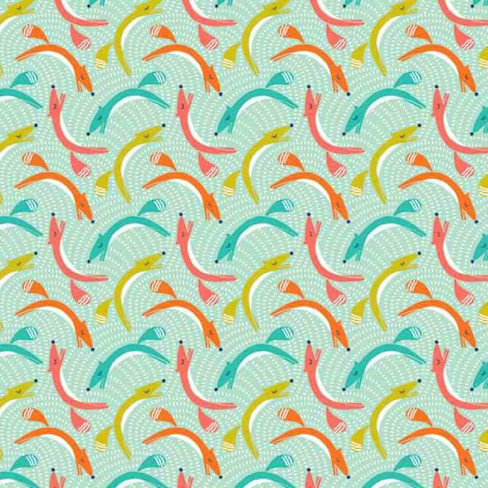 *PRE CUT Dashwood Fablewood - FABL 1166 – Leaping Foxes - 1 Metre