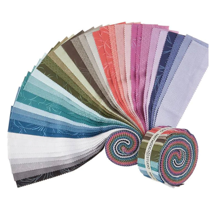 *!Maywood Studio ST-MASOPE - Opal Essence 2.5" Strip Roll 40 Strips (Jelly Roll)