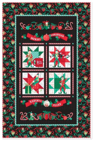 Marcus Fabrics NAUGHTY ELVES QUILT KIT