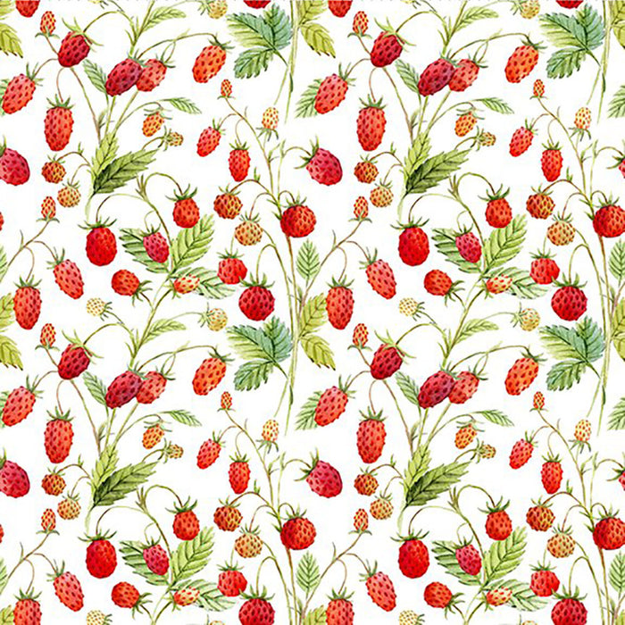 Hedgehog Hollow by Jason Yenter 8HH-1 Wild Strawberry.Priced per 25cm