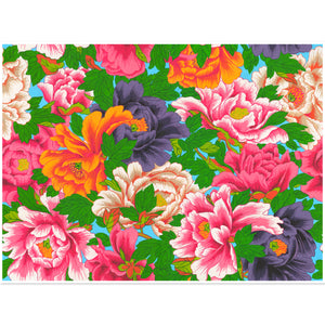 TEMPLE GARDEN Peony Cascade - PWSL128.MULTI by Philip Jacobs.Priced per 25cm