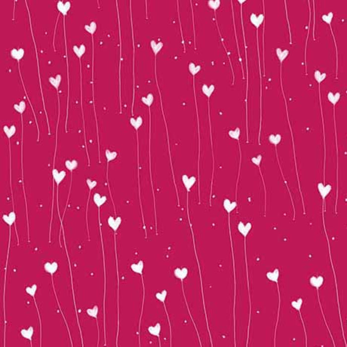 GIFT OF FRIENDSHIP HEARTS 26030 CHERRY.Priced per 25cm.