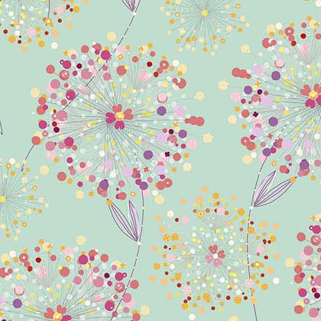 CONFETTI BLOSSOMS CONFETTI BLOSSOMS PACKED 26234H  MED. SEAFOAM.Priced per 25cm