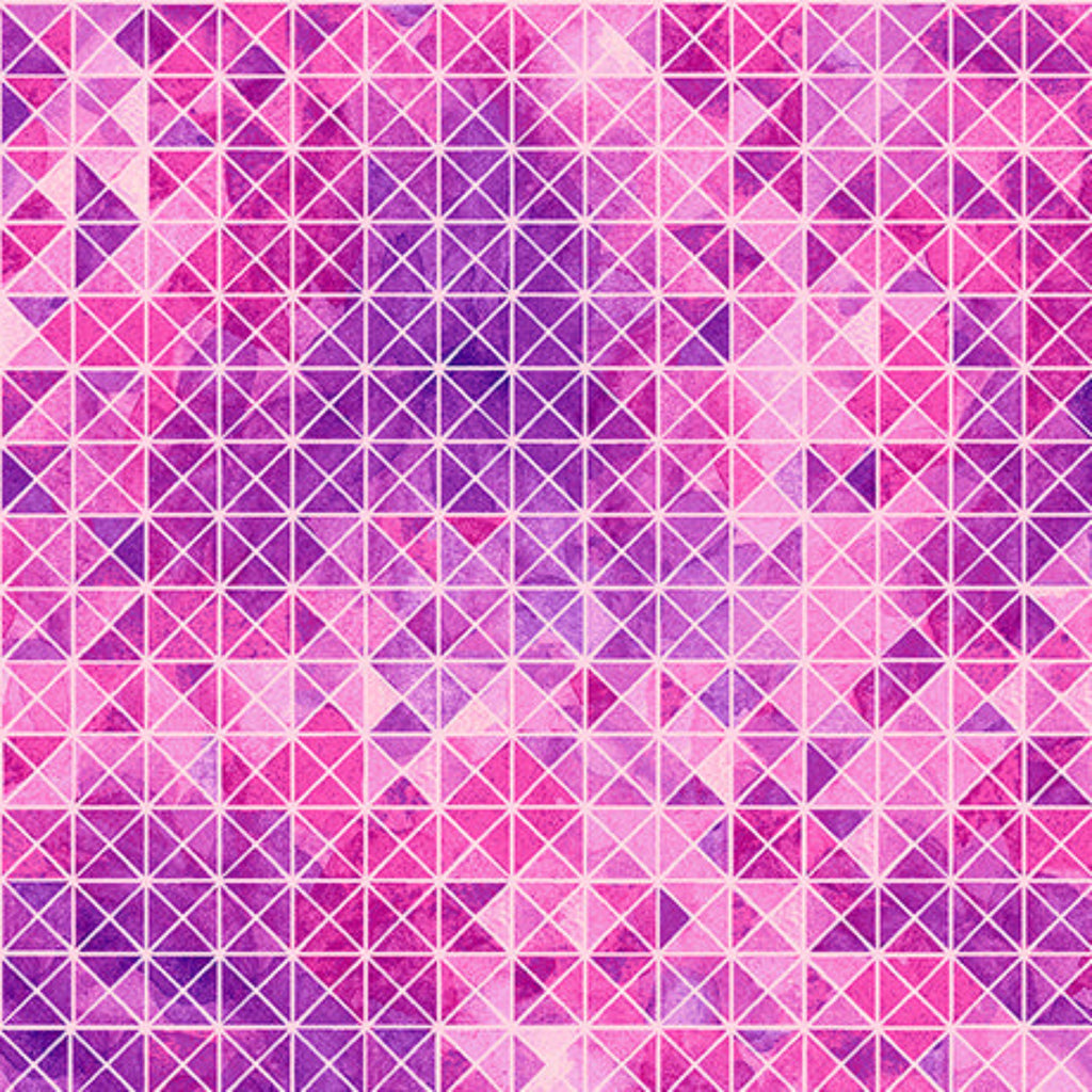 SOIREE By Studio 8 DIAMOND GEOMETRIC 26274P PINK.Priced per 25cm.
