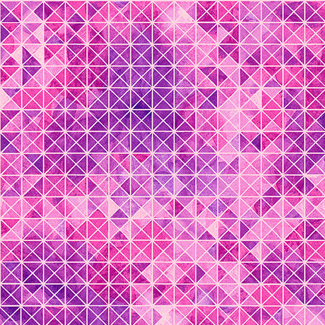 SOIREE By Studio 8 DIAMOND GEOMETRIC  26274P PINK.Priced per 25cm.