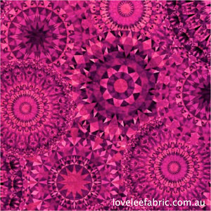 Jewelscape KALEIDOSCOPE MEDALLION LILAC 28979 VP.Priced per 25cm.