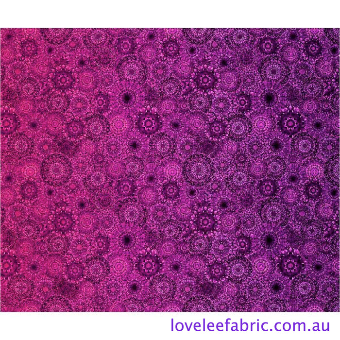 Jewelscape KALEIDOSCOPE MEDALLION LILAC 28979 VP.Priced per 25cm.