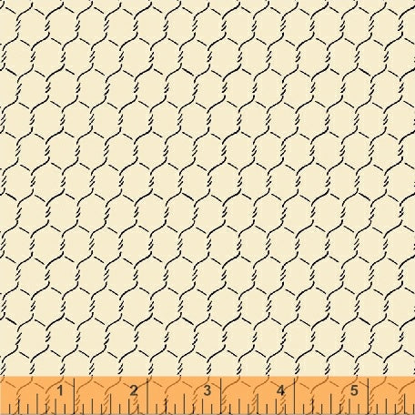 EARLY BIRD by Whistler Studios 51400-6 Chicken Wire Cream.Priced per 25cm.